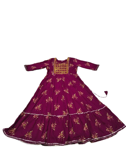 Long Anarkali Kurti