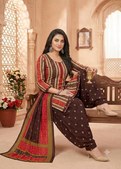 Sambalpuri Patiyala Kurti Set
