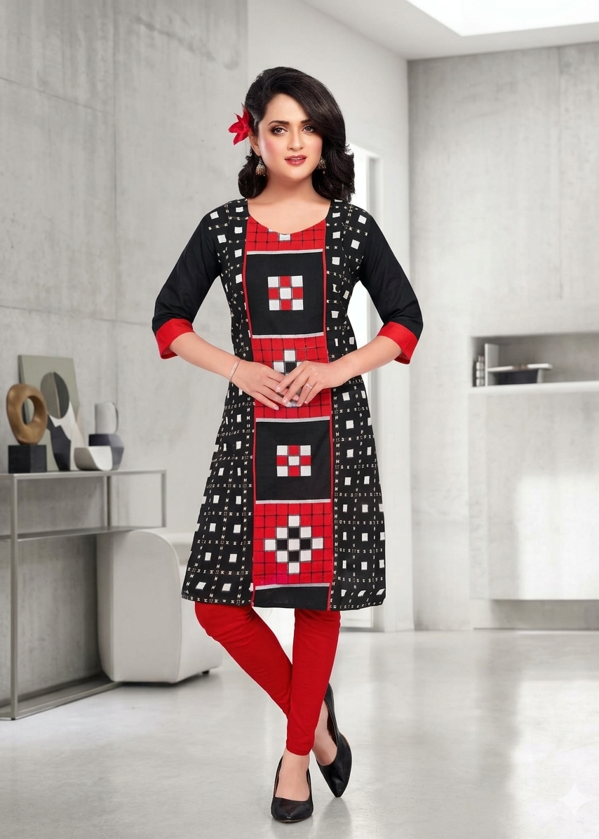 Sambalpuri Cotton Kurti