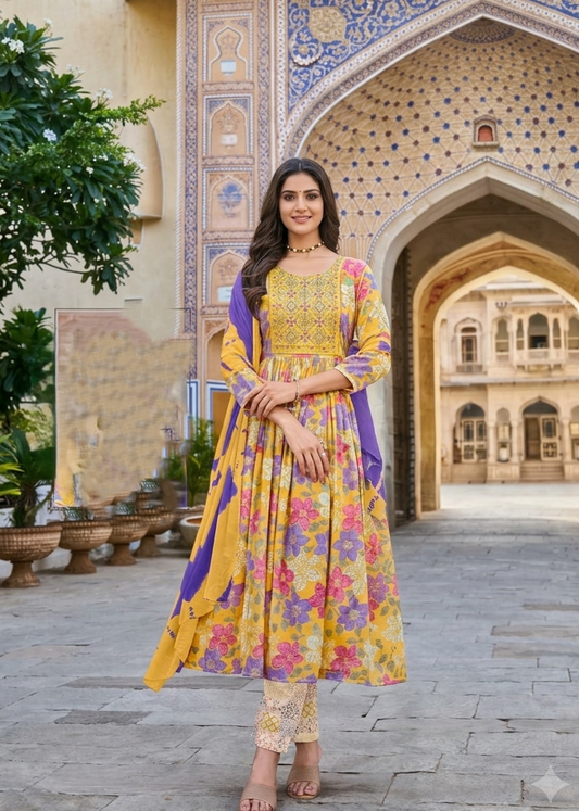 Anarkali Suit Set