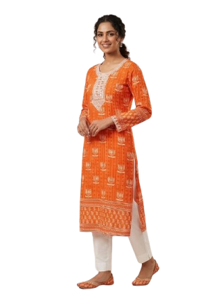Cotton Floral Kurti