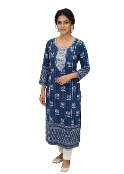 Cotton Floral Kurti