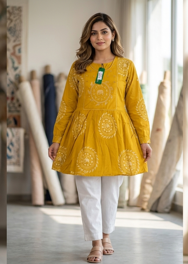 Short Cotton Kurti