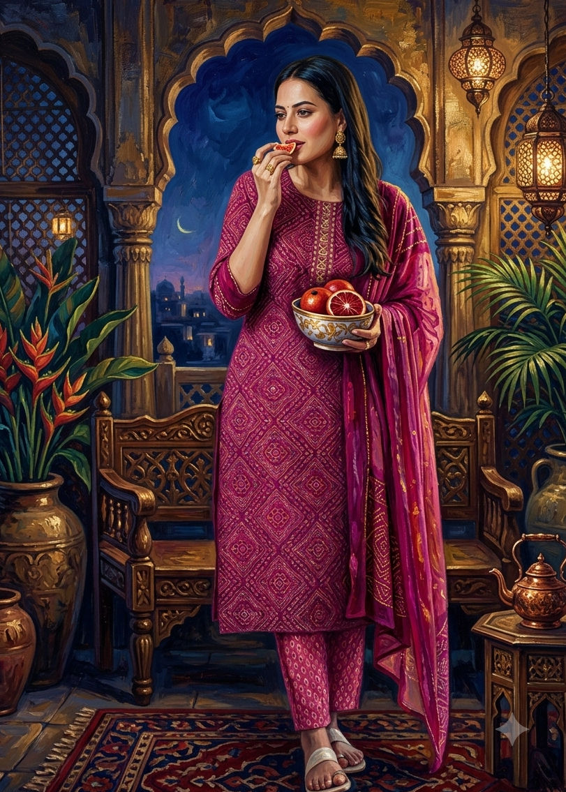 Cotton 3piece kurti set