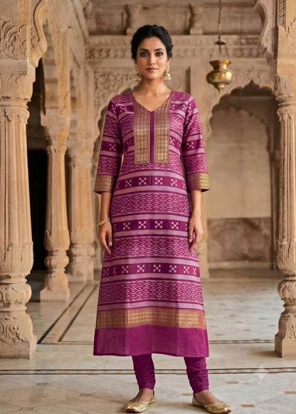 Ikat-Print Kurti