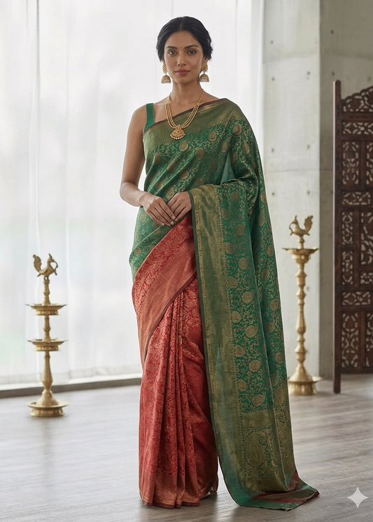 Banarasi Soft Lichi Saree....