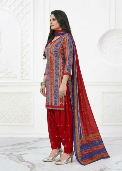 Sambalpuri Patiyala Kurti Set