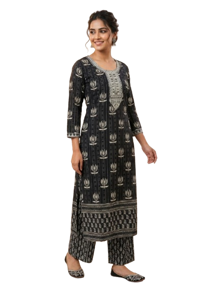 Cotton Floral Kurti