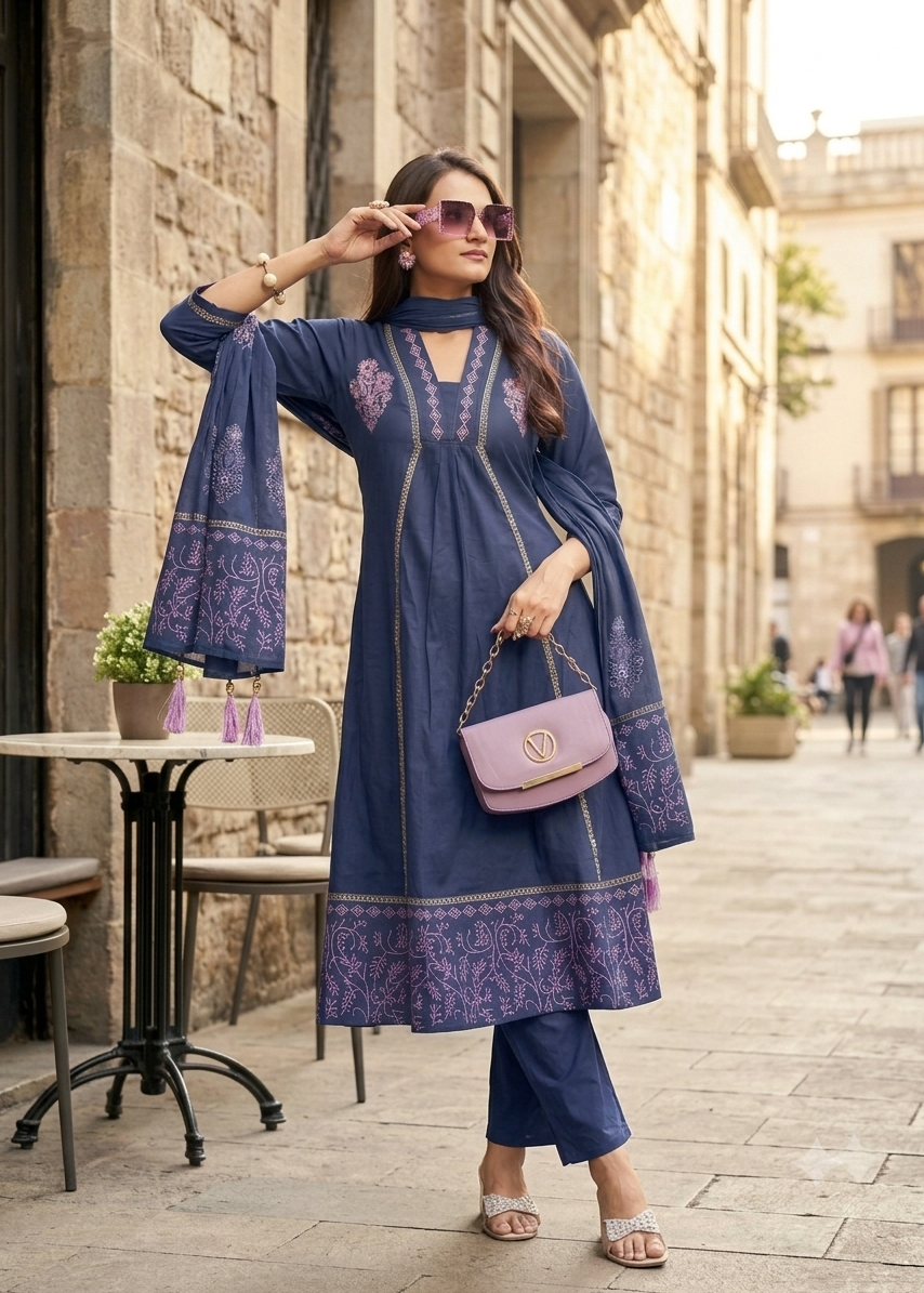 Anarkali Suit Set