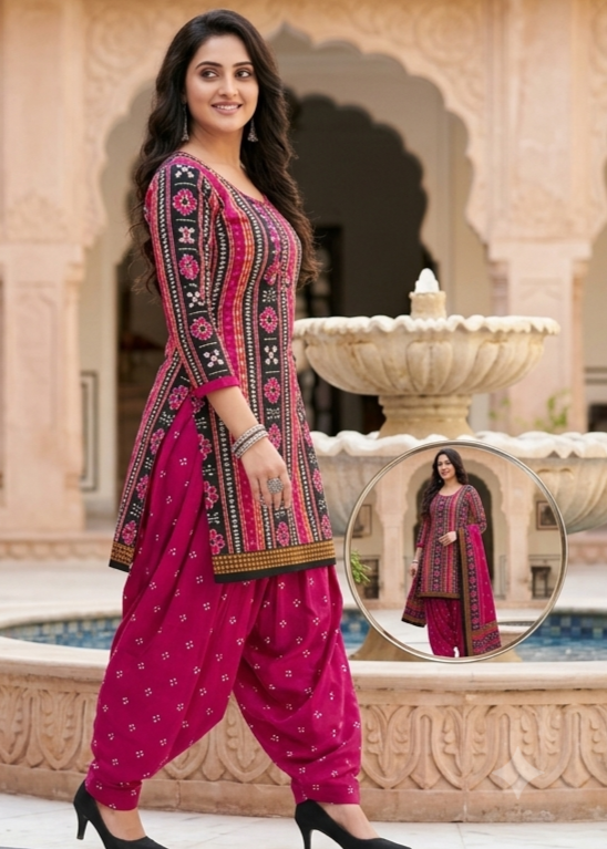 Sambalpuri Patiyala Kurti Set