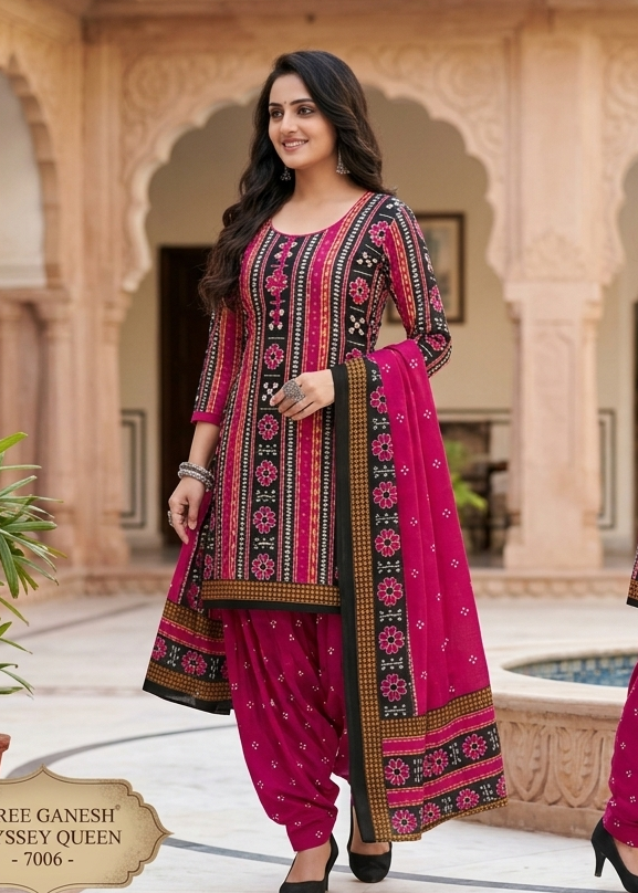 Sambalpuri Patiyala Kurti Set