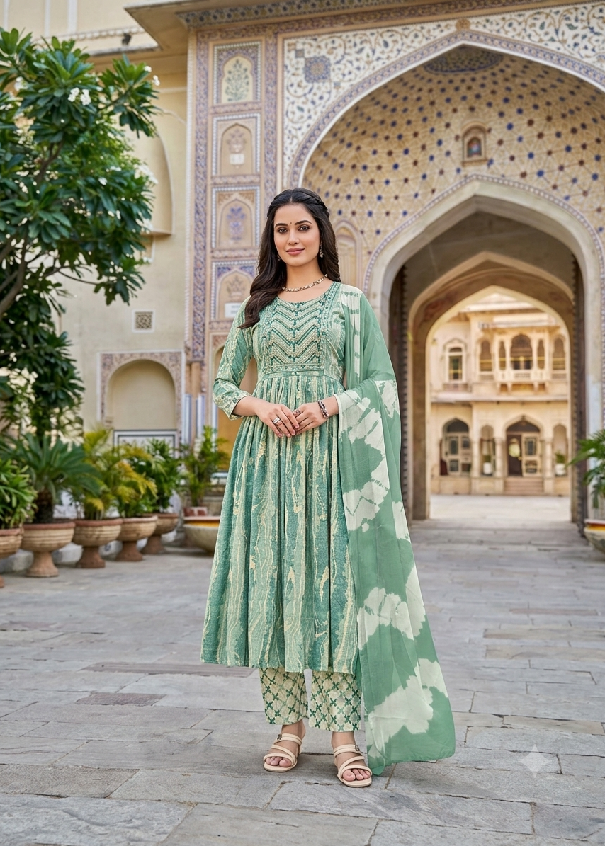 Anarkali Suit Set