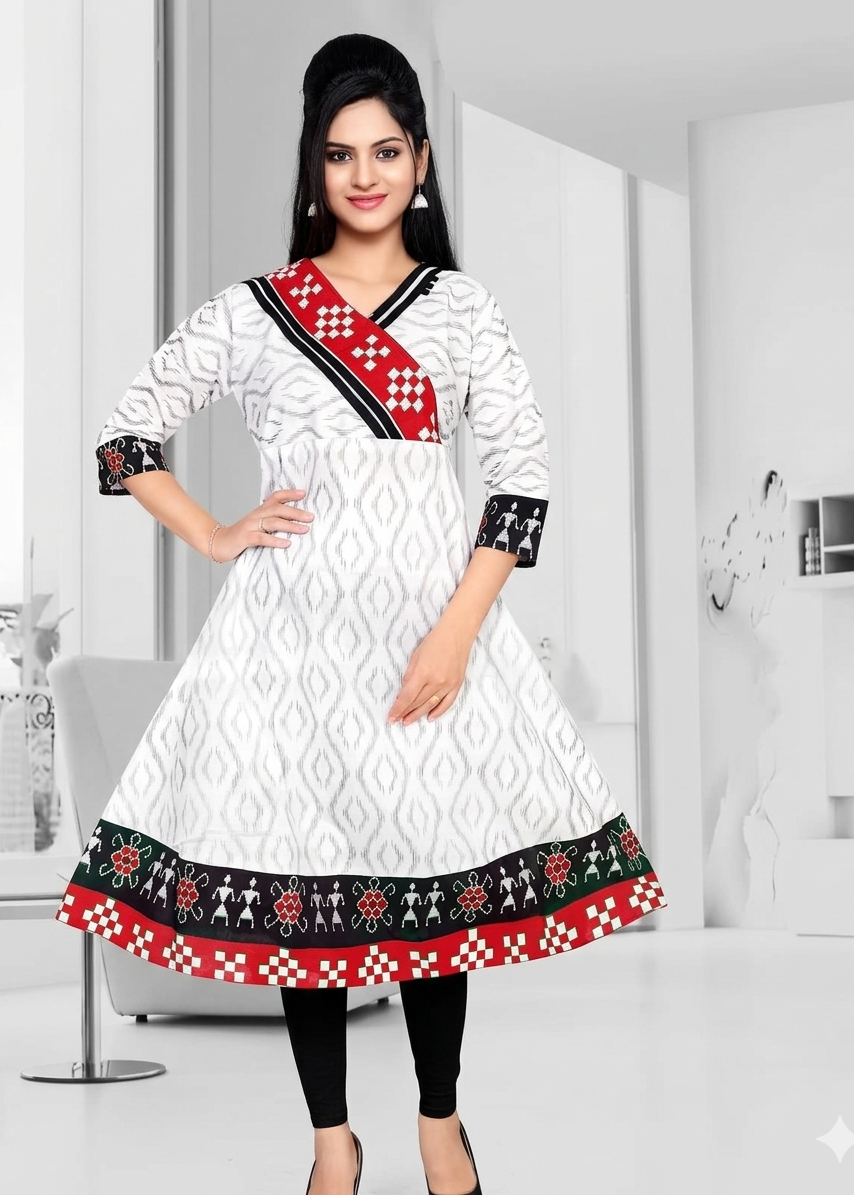 Sambalpuri Cotton Ghera Kurti
