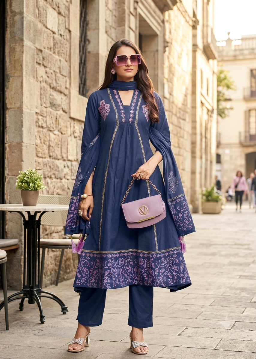 Anarkali Suit Set