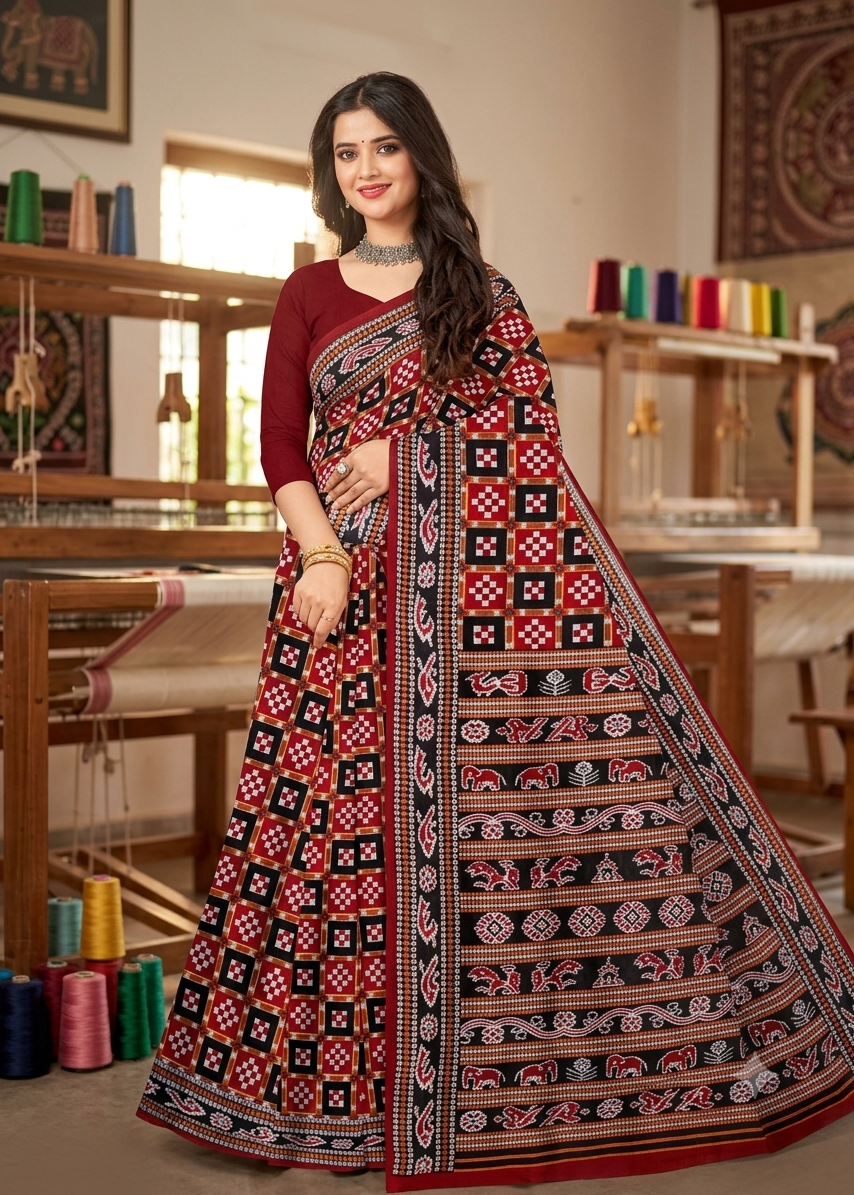 Cotton Saree