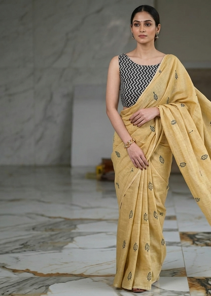 SOFT CHANDERI SAREE