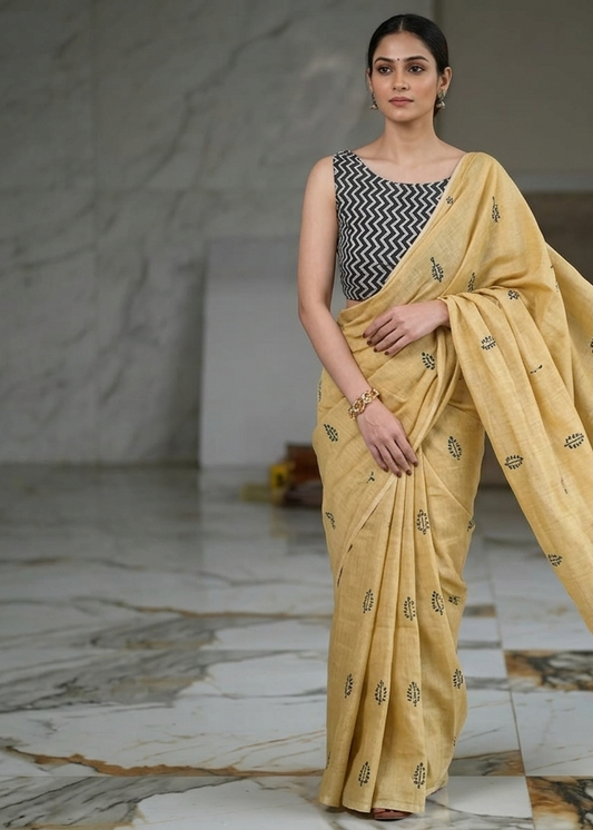 SOFT CHANDERI SAREE
