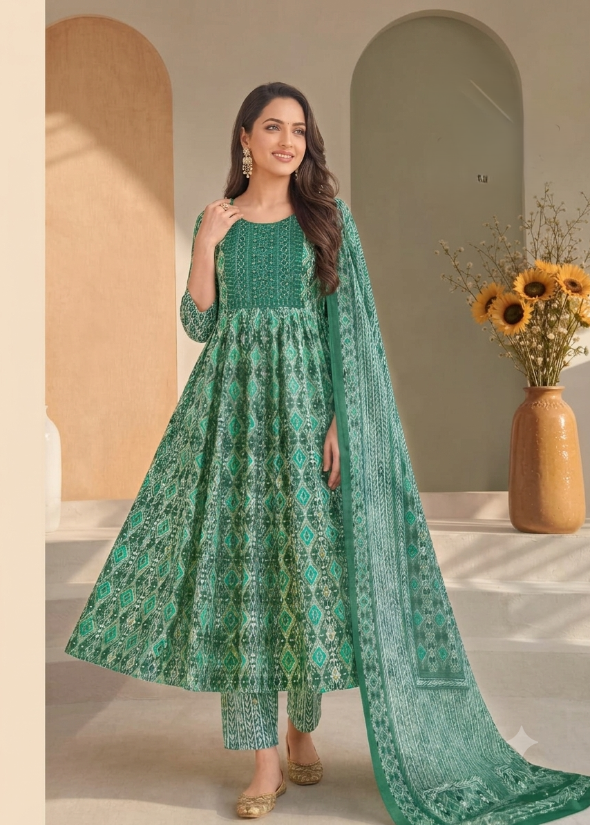 Anarkali Suit Set