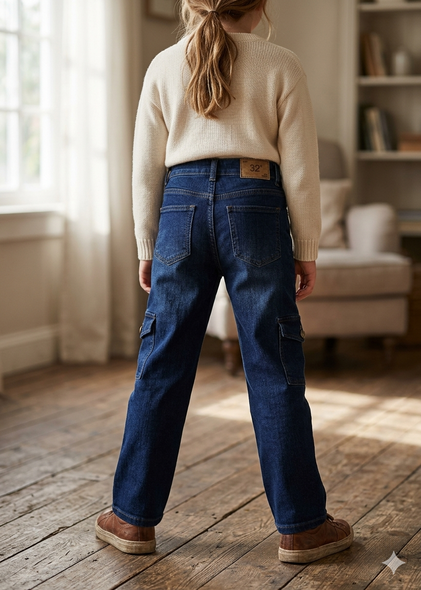 Girls Kargo Jeans