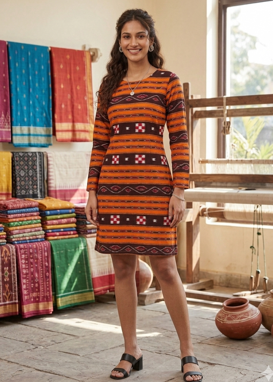 Sambalpuri Print Cotton Kurti