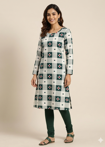 Sambalpuri Print Cotton Kurti