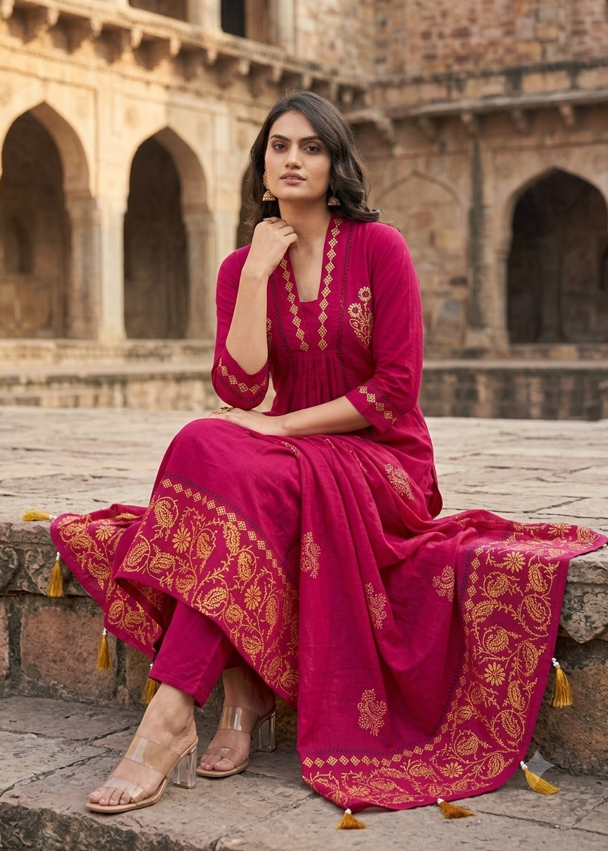 Anarkali Suit Set