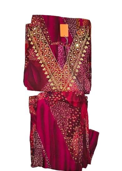 Muslin Fabric 2-piece Kurti....