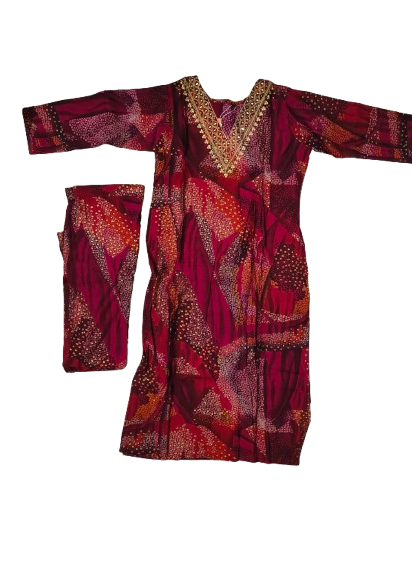 Muslin Fabric 2-piece Kurti....