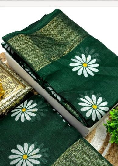 Floral Digital Print Saree