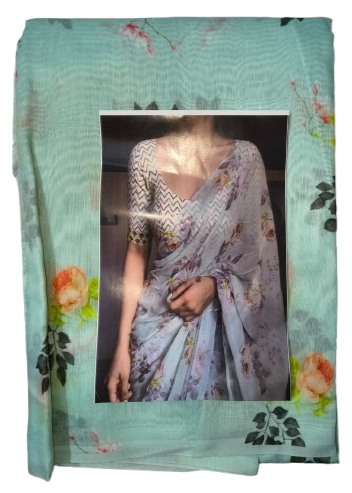 SOFT CHANDERI SAREE