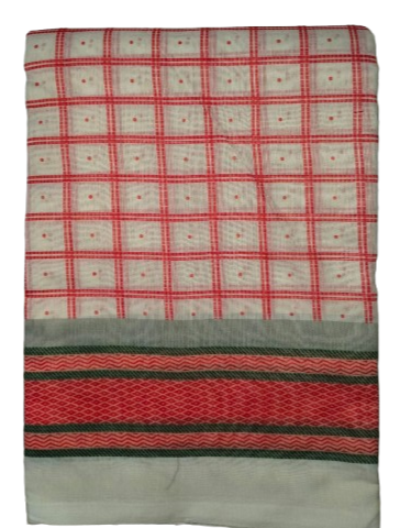 LINEN DIGITAL PRINT SAREE WITH HEVY ZARI PATTA