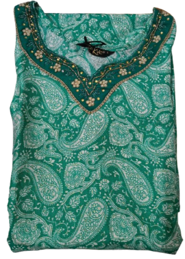 Cotton Kurti 3-Piece Set