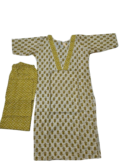 Cotton Kurti  2-Piece Set