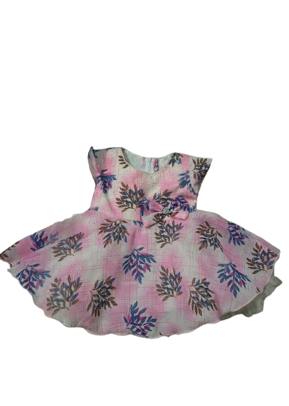 Charming Floral & Plaid Toddler Dress