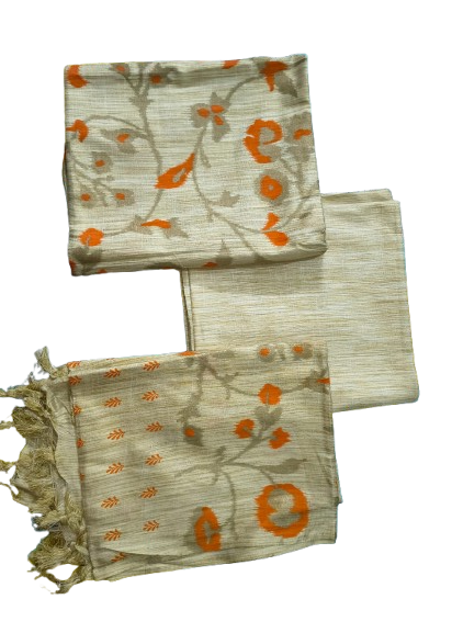 Unstitched Handloom 3-piece Set